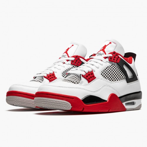 Air Jordan 4 Retro OG "Fire Red" 2020 Pánské Jordan Tenisky Bílá/ Šedá Basketbalové boty DC7770 160