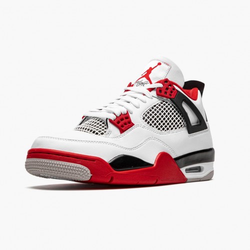 Air Jordan 4 Retro OG Fire Red 2020 Pánské Jordan Tenisky Bílá/ Šedá Basketbalové boty DC7770 160