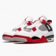 Air Jordan 4 Retro OG Fire Red 2020 White/Fire Red-Black Tech Grey  DC7770-160