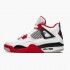 Air Jordan 4 Retro OG GS "Fire Red" 2020 Pánské Jordan Tenisky 408452 160 White/Fire Red-Black-Tech Grey Běžné boty