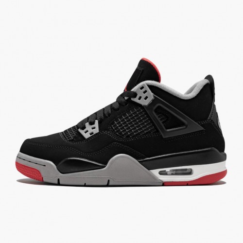 Nike Air Jordan 4 Retro "BČervené" 2019 Release Černá/CePánskét Šedá-Summit Bílý Běžné boty AJ4 Tenisky 308497 060