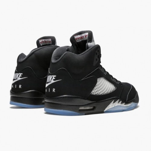 Air Jordan 5 Retro Black Metallic Black/Metallic Silver  845035-003