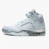 Air Jordan 5 Retro Bluebird With Silver White Photo Blue/Football Grey/Metallic Silver/White DD9336-400