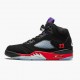 Air Jordan 5 Retro Top 3 pánské Běžné boty Černá/Fire Červené-Hroznový led-Nový E CZ1786 001 AJ5 Jordan Tenisky