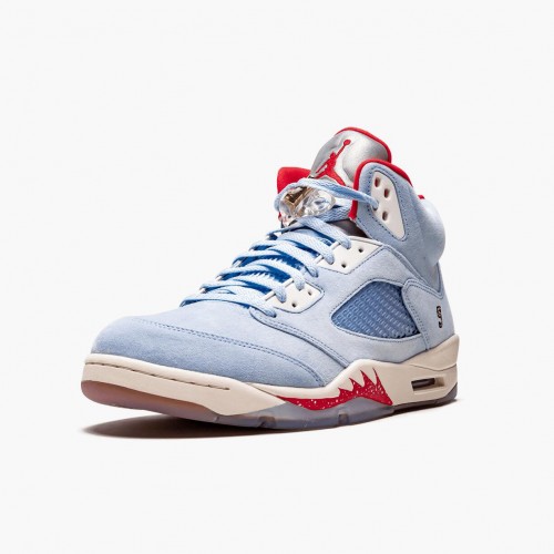 Air Jordan 5 Retro Trophy Room Ice Blue Ice Blue/University Red Sail M  CI1899-400