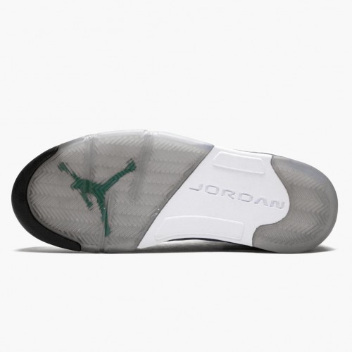 Nike Air Jordan 5 Retro "Grape" Bílý/New Emerald-Grp Ice-Blk pánské Běžné boty 136027 108 AJ5 Tenisky