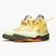 OFF-Bílý x Air Jordan 5 Retro Sail pánské Běžné boty oheň Červené-Muslin-Černá DH8565 100 AJ5 Jordan Tenisky