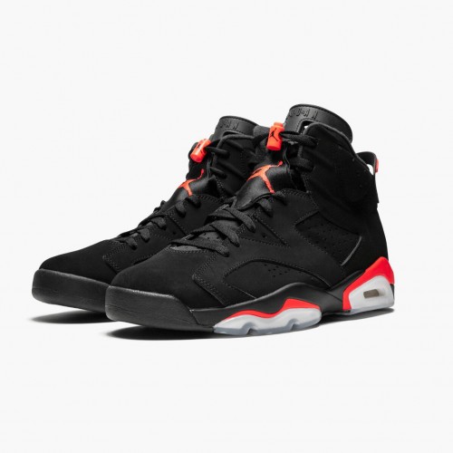 Air Jordan 6 Retro Black Infrared Pánské Běžné boty 384664 060 Černá/Infrared AJ6 Black Jordan Tenisky