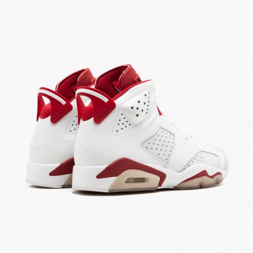 Air Jordan Retro 6 Alternate dámské a Pánské Běžné boty 384664 113 Bílý/Tělocvična červená-Pure Platinum AJ6 Černá Jordan Tenisky