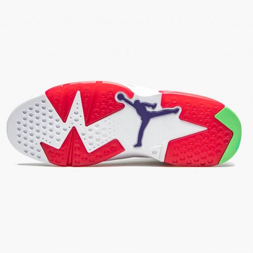 Air Jordan 6 Retro "Hare" CT8529 062 Neutral Šedá/Bílý-Skutečný Červené-Bl dámské a Pánské AJ6 Jordan Tenisky