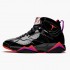 Air Jordan 7 Retro "Black Patent" dámské a pánské Běžné boty Černá/Anthracite-Kouř Šedá-Br 313358 006 AJ7 Jordan Tenisky