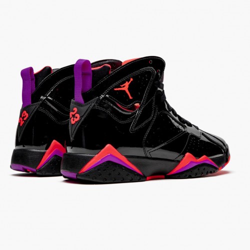 Air Jordan 7 Retro Black Patent dámské a pánské Běžné boty Černá/Anthracite-Kouř Šedá-Br 313358 006 AJ7 Jordan Tenisky