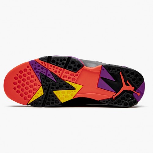 Air Jordan 7 Retro "Black Patent" dámské a pánské Běžné boty Černá/Anthracite-Kouř Šedá-Br 313358 006 AJ7 Jordan Tenisky