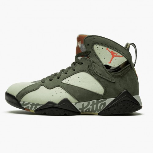 Air Jordan 7 Retro "Patta Icicle" dámské a Pánské Běžné boty Icicle/Sequoia-River Rock/Ligh AT3375 100 AJ7 Jordan Tenisky