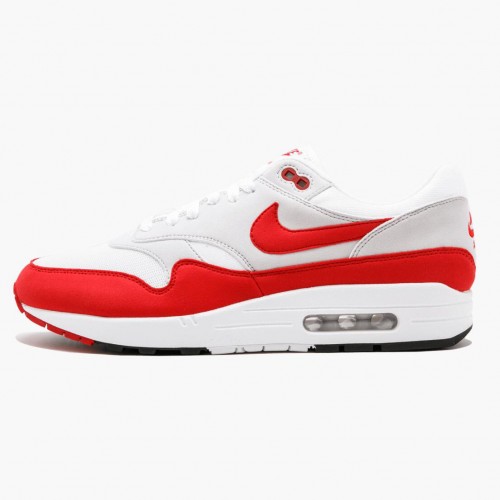 Nike Air Max 1 Anniversary Red 908375 103 Dámské a pánské Běžecké boty