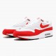 Nike Air Max 1 Anniversary Red 908375 103 Dámské a pánské Běžecké boty