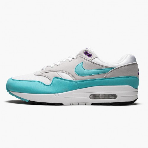 Nike Air Max 1 Anniversary Aqua 908375 105 Dámské a pánské Běžecké boty