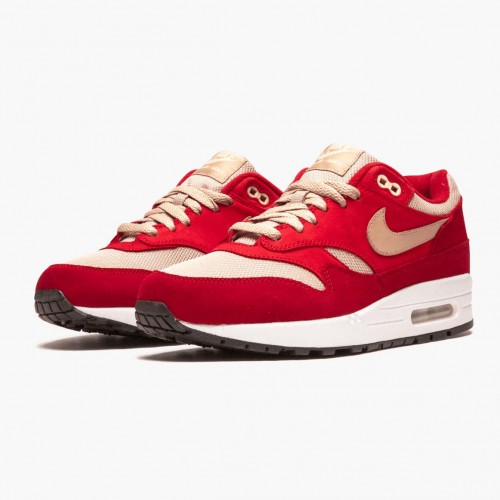 Nike Air Max 1 Curry Pack Red 908366 600 Dámské a pánské Běžecké boty