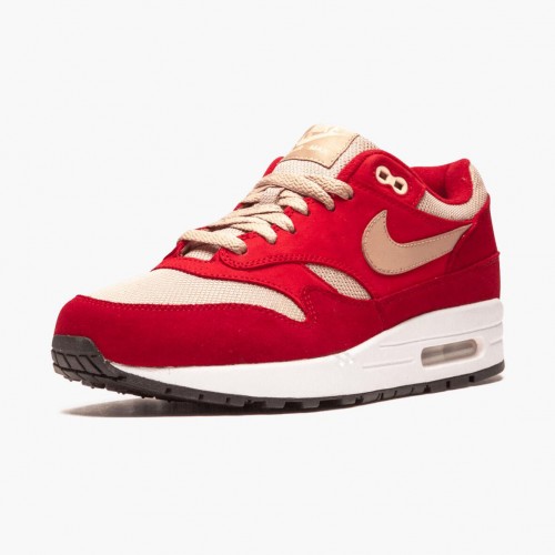 Nike Air Max 1 Curry Pack Red 908366 600 Dámské a pánské Běžecké boty