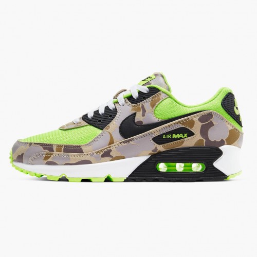 Nike Air Max 90 Green Camo CW4039 300 Dámské a pánské Běžecké boty