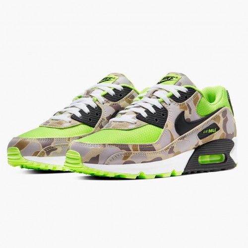 Nike Air Max 90 Green Camo CW4039 300 Dámské a pánské Běžecké boty