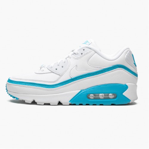 Nike Air Max 90 Undefeated White Blue Fury CJ7197 102 Dámské a pánské Běžecké boty