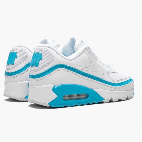 Nike Air Max 90 Undefeated White Blue Fury CJ7197 102 Dámské a pánské Běžecké boty