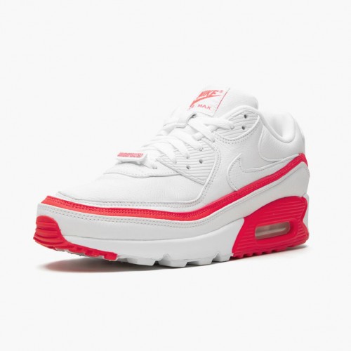 Nike Air Max 90 Undefeated White Solar Red CJ7197 103 Dámské a pánské Běžecké boty