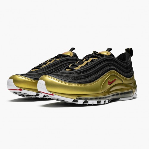 Nike Air Max 97 Černá Metallic Gold AT5458 002 Dámské a pánské Běžecké boty