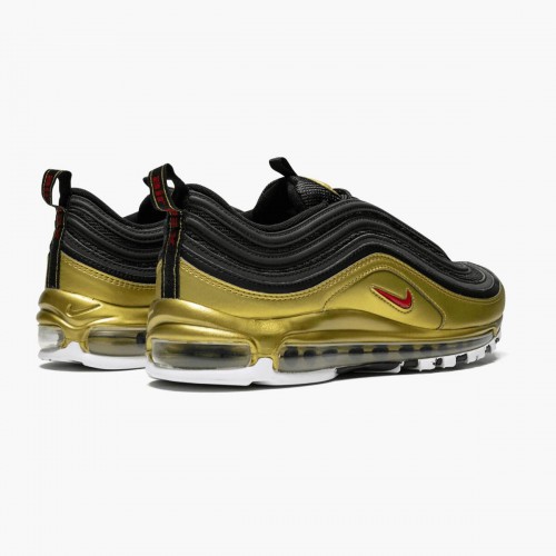 Nike Air Max 97 Černá Metallic Gold AT5458 002 Dámské a pánské Běžecké boty