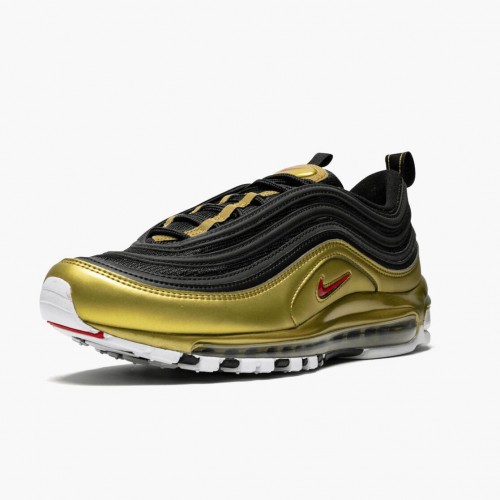 Nike Air Max 97 Černá Metallic Gold AT5458 002 Dámské a pánské Běžecké boty