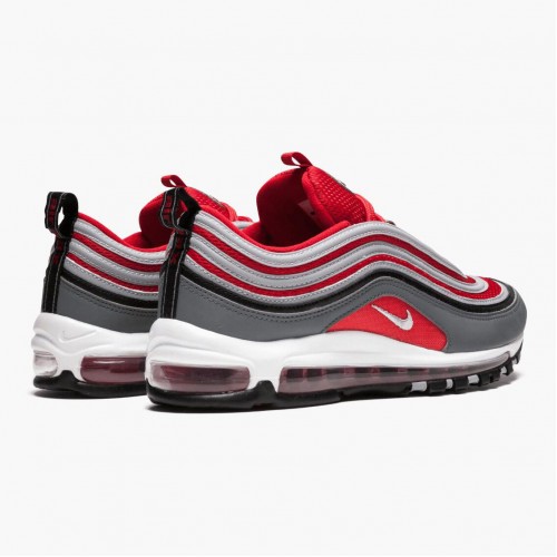 Nike Air Max 97 Dark Grey Gym Red 921826 007 Dámské a pánské Běžecké boty