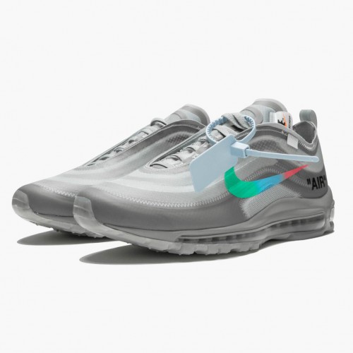 Nike Air Max 97 Off-White Menta AJ4585 101 Pánské Běžecké boty