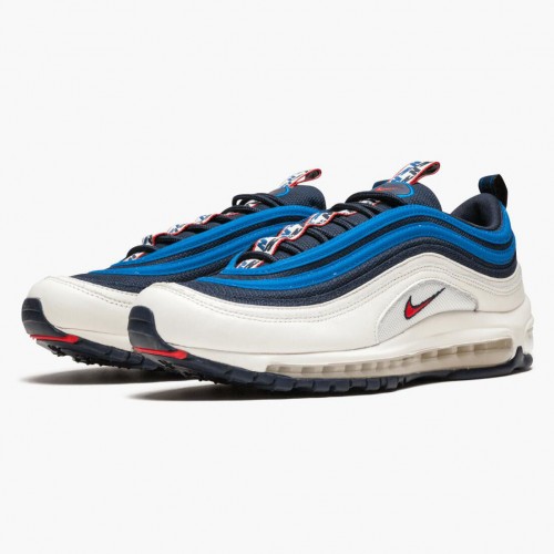 Nike Air Max 97 Pull Tab Obsidian White AQ4126 400 Dámské a pánské Běžecké boty