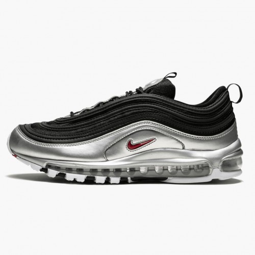 Nike Air Max 97 Silver Černá AT5458 001 Dámské a pánské Běžecké boty