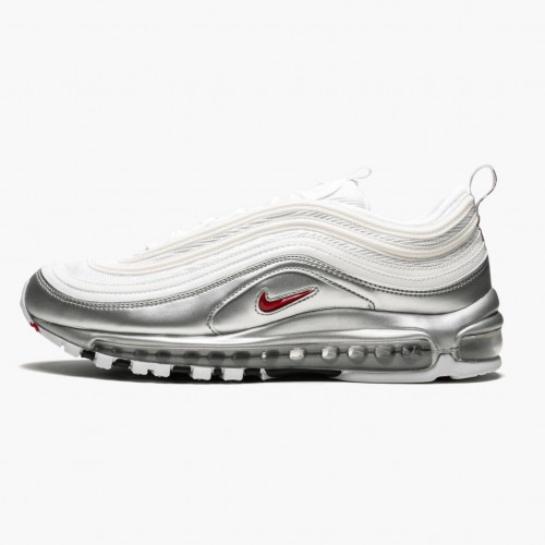 Nike Air Max 97 Silver White AT5458 100 Dámské a pánské Běžecké boty