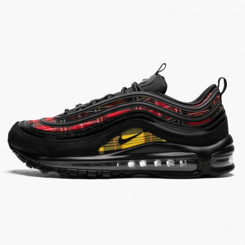 Nike Air Max 97 Tartan Černá AV8220 001 Dámské a pánské Běžecké boty