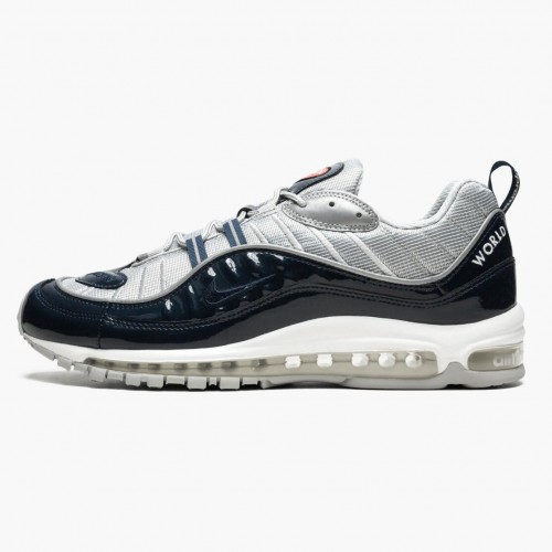 Nike Air Max 98 Supreme Obsidian 844694 400 Dámské a pánské Běžecké boty