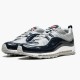 Nike Air Max 98 Supreme Obsidian 844694 400 Dámské a pánské Běžecké boty