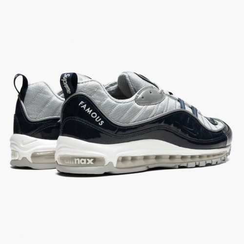 Nike Air Max 98 Supreme Obsidian 844694 400 Dámské a pánské Běžecké boty