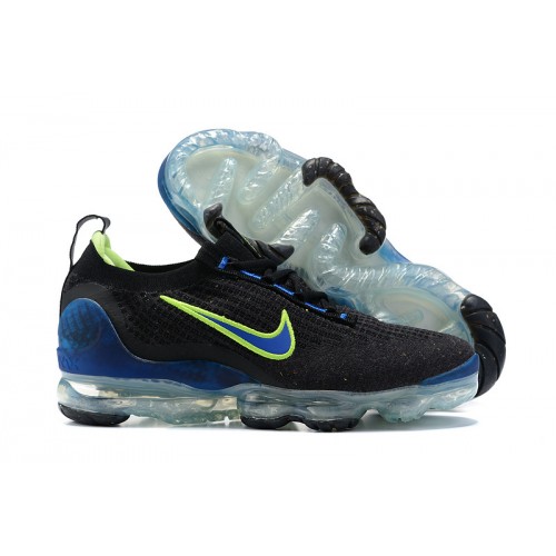 Pánské/Dámské Air VaporMax 2021 Flyknit Černá Zelená and Modrá Obuv Pánské/Dámské Air VaporMax 2021 Flyknit Černá Zelená and Modrá Obuv