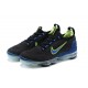 Pánské/Dámské Air VaporMax 2021 Flyknit Černá Zelená and Modrá Obuv Pánské/Dámské Air VaporMax 2021 Flyknit Černá Zelená and Modrá Obuv