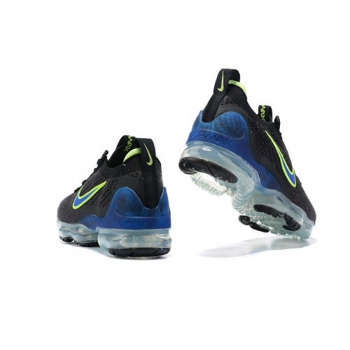 Pánské/Dámské Air VaporMax 2021 Flyknit Černá Zelená and Modrá Obuv Pánské/Dámské Air VaporMax 2021 Flyknit Černá Zelená and Modrá Obuv