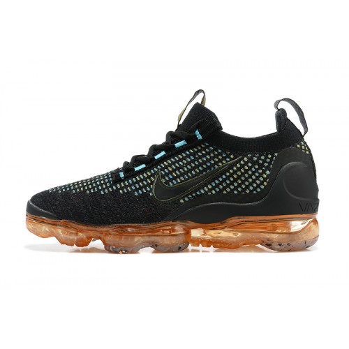 Pánské/Dámské Air VaporMax 2021 Flyknit Černá Oranžová Obuv