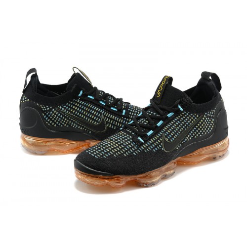 Pánské/Dámské Air VaporMax 2021 Flyknit Černá Oranžová Obuv