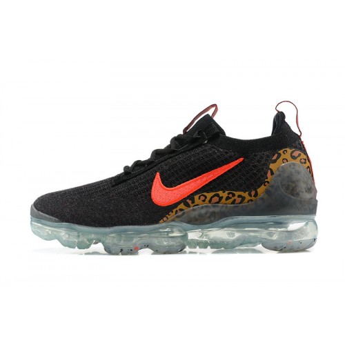 Pánské/Dámské Air VaporMax 2021 Flyknit Černá Červená Obuv