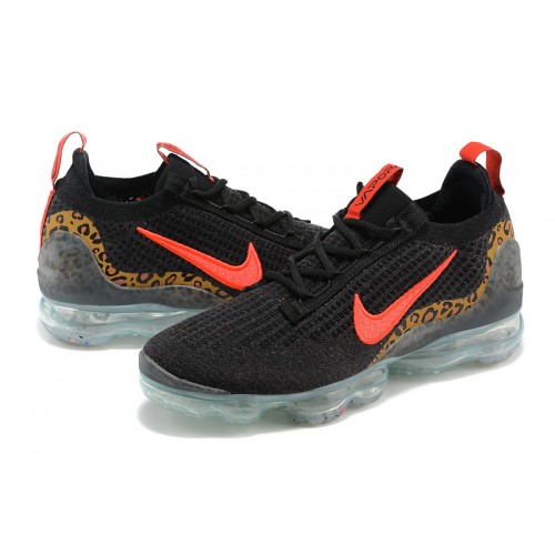 Pánské/Dámské Air VaporMax 2021 Flyknit Černá Červená Obuv