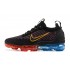 Pánské/Dámské Air VaporMax 2021 Flyknit Černá Červená and Modrá Obuv