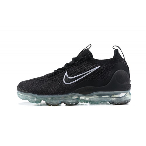Pánské/Dámské Air VaporMax 2021 Flyknit Černá Bílá DC4112-002 Obuv