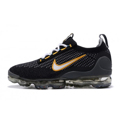Pánské/Dámské Air VaporMax 2021 Flyknit Černá Žlutá DH4086-001 Obuv